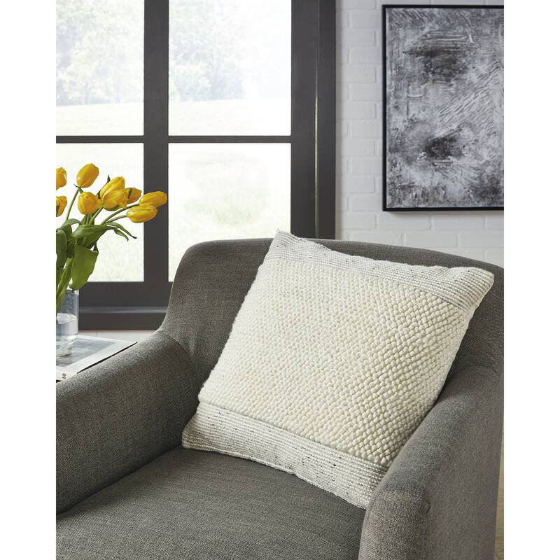 Signature Design by Ashley Rowcher White/Gray Pillow (Set of 4)