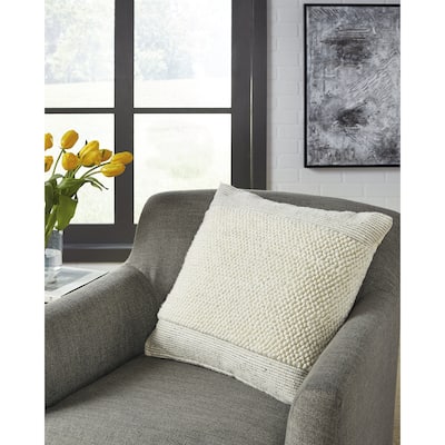 Signature Design by Ashley Rowcher White/Gray Pillow (Set of 4)