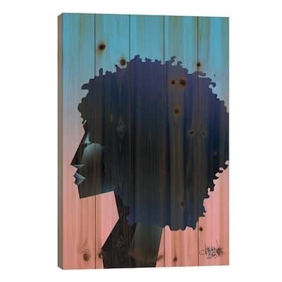 Space Is The Place V Print On Wood by VCalvento - Multi-Color