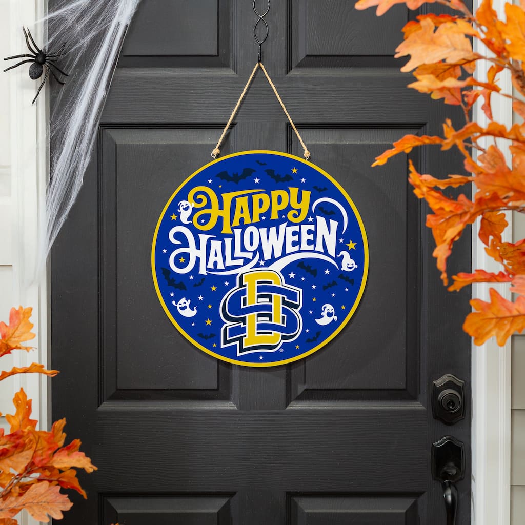 South Dakota State University 18" x 18" Halloween Door Décor Wall Sign