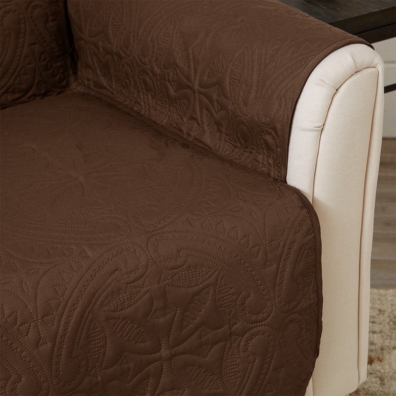 Reversible Sofa Cover Quilted Pet Furniture Protector Slipcover