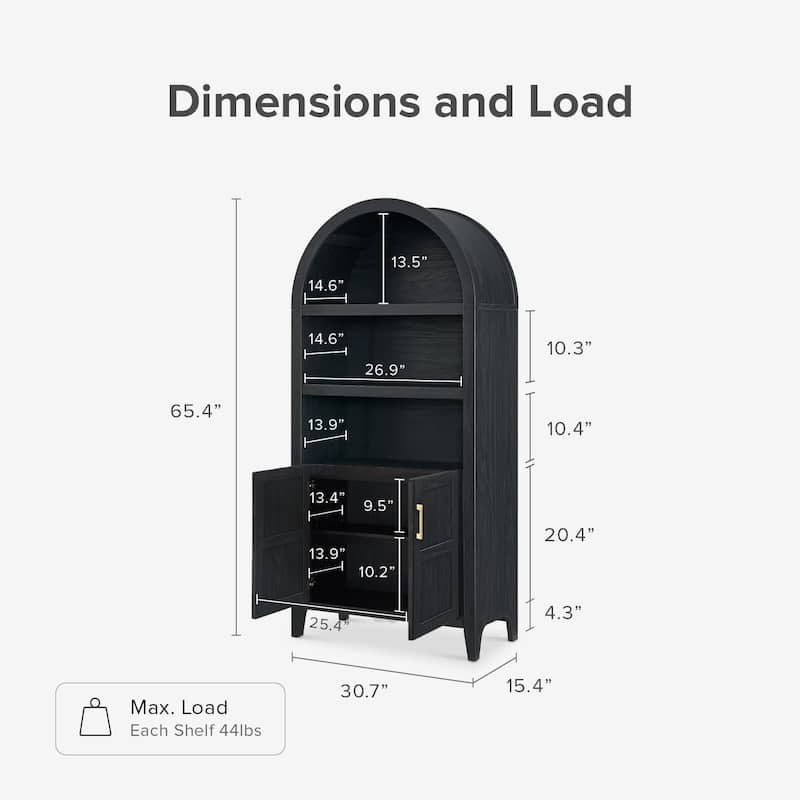 Mopio Lauren Arched Cabinet