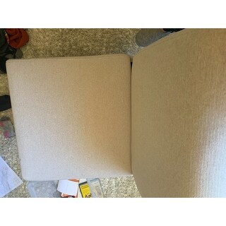 Porch & Den Lamar Fabric, Wood Armless Slipper Chair