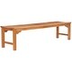 preview thumbnail 4 of 6, Chic Teak Santa Monica Outdoor Teak Wood Backless Bench, 6 foot