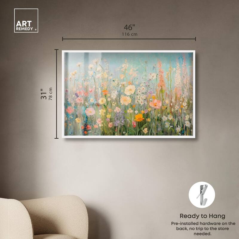 Soft Focus Flora II Shadowbox by Art Remedy