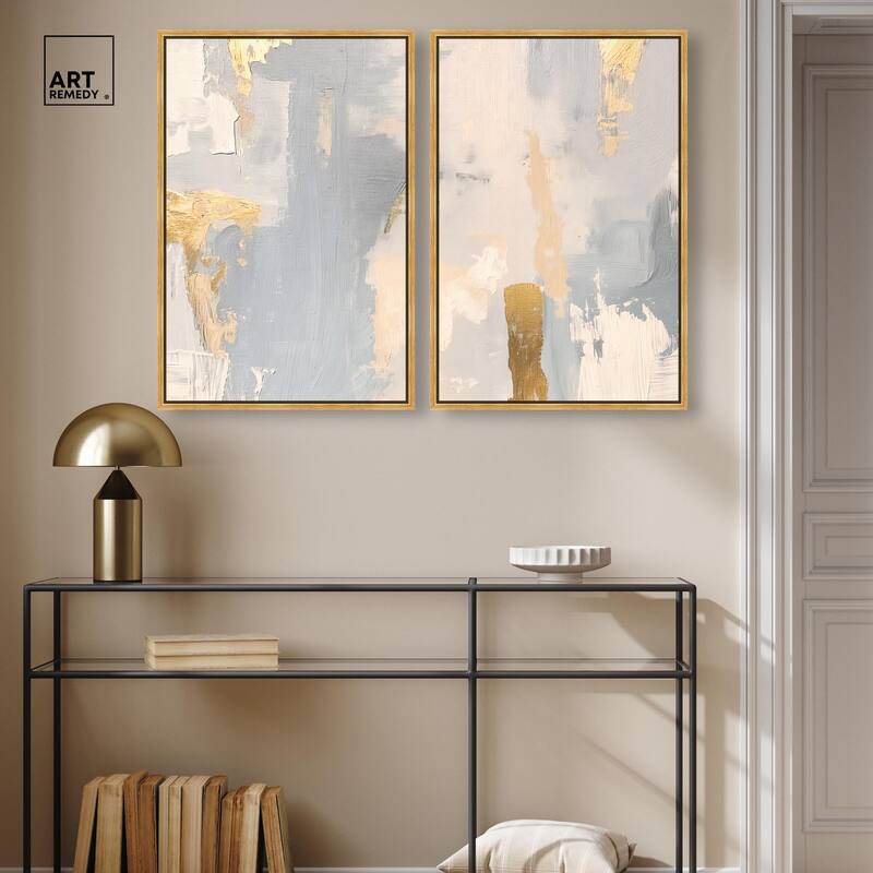 Gilded Driftwood II Canvas Set of 2 by Art Remedy