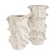 preview thumbnail 1 of 2, Uttermost Ripple Crest White Vases Set/2