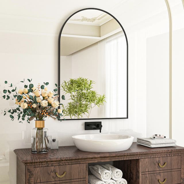 YVANLA Arch Bathroom Wall Mounted Vanity Mirror