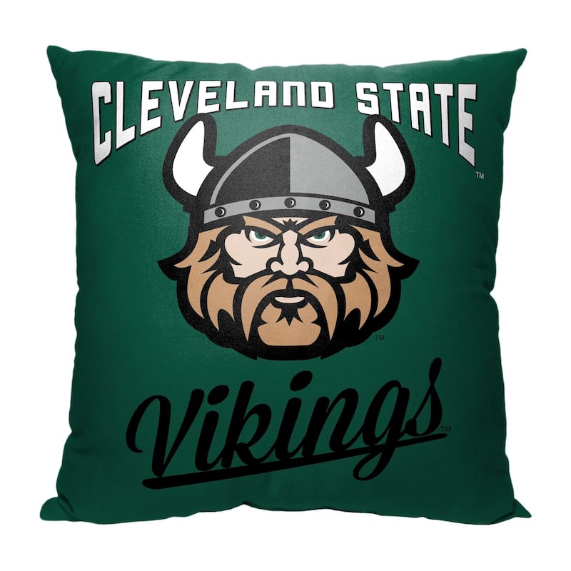 NCAA Horizon League Alumni 18 Inch Throw Pillow - 18" x 18" - Cleveland State Vikings