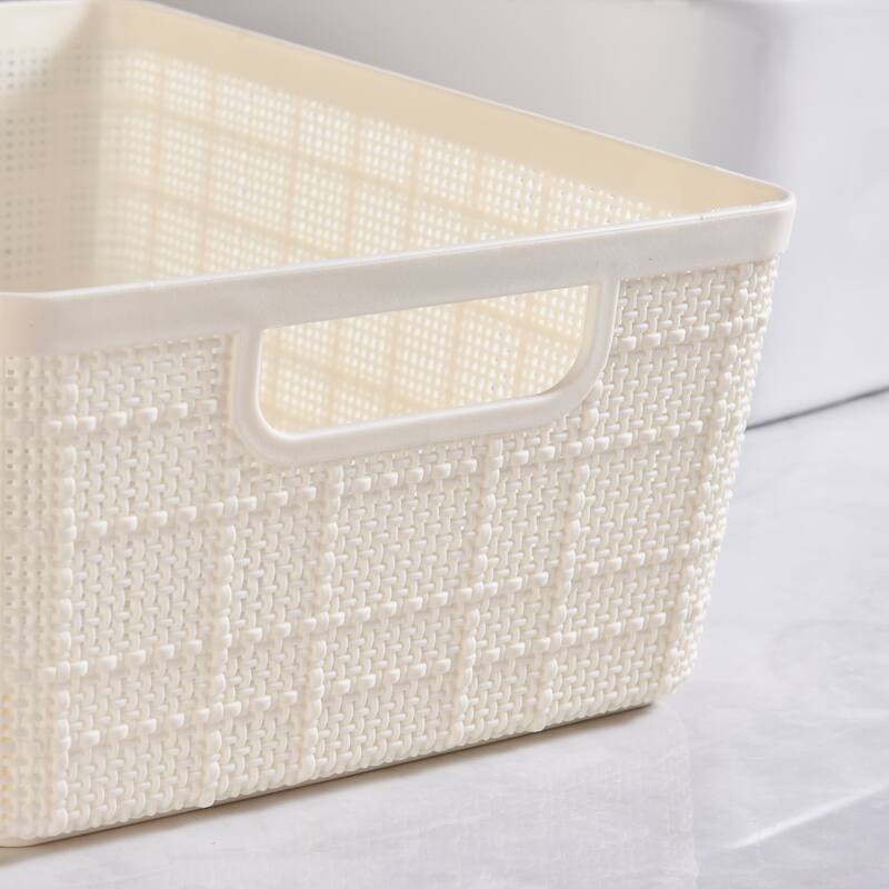 HANAMYA Lidded Storage Bin Organizer | Storage Organizing Container