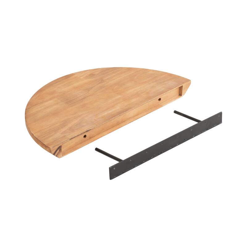 Kate and Laurel Colter Wood Floating Table Shelf