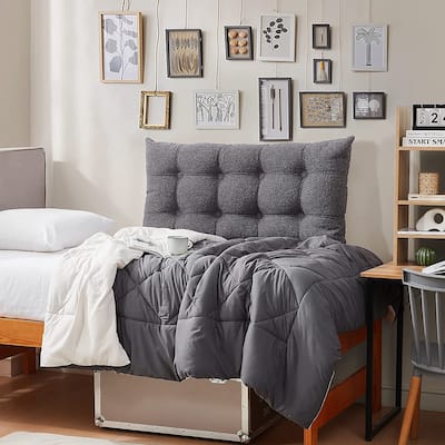 Rainha® Bed 2 Sofa - Tufted & Boucle Pillow Cushion by DormCo
