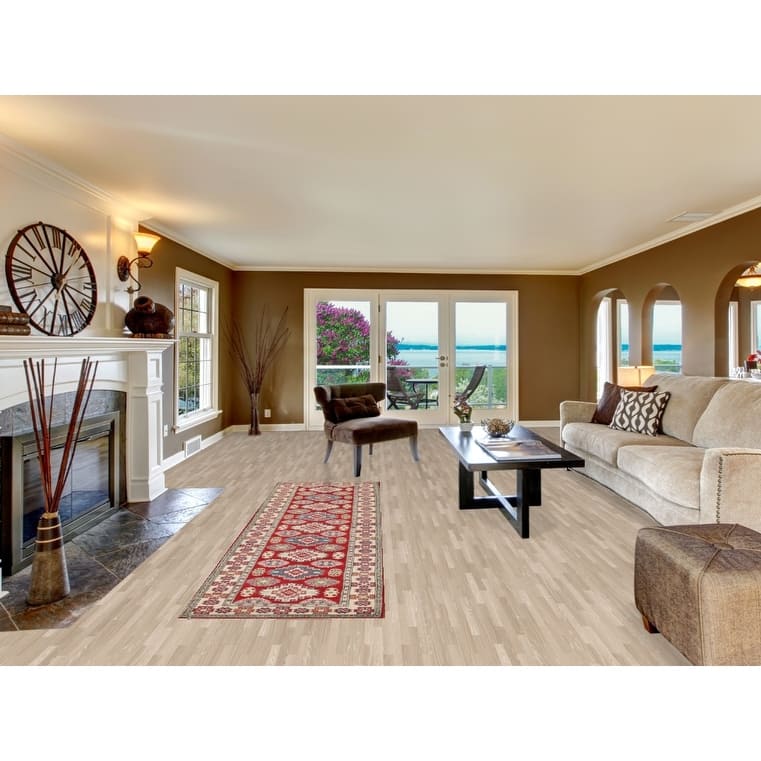 Geometric Kazak Runner Rug Handmade Oriental Wool Carpet - 2'9" x 9'8"