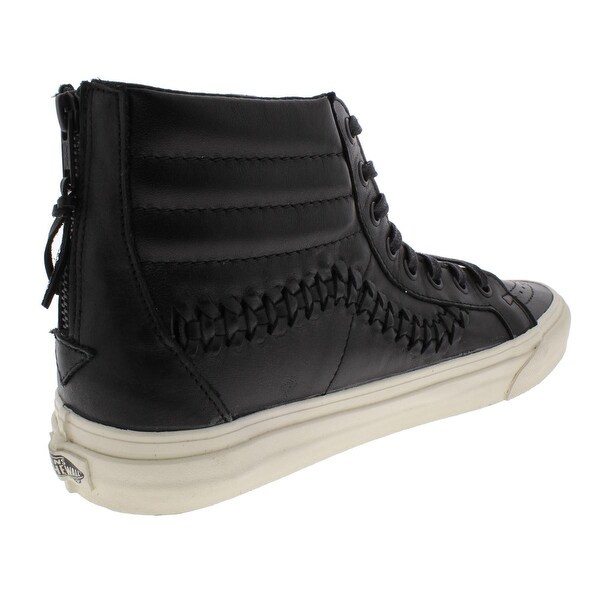 vans leather high tops mens
