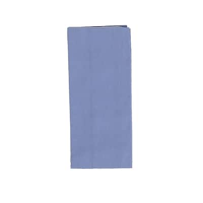 Solid Periwinkle Cotton Reversible Napkin Set of 6 - Set of 6