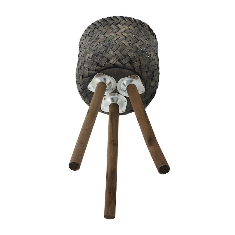 s/2 Bamboo Planters On Stands