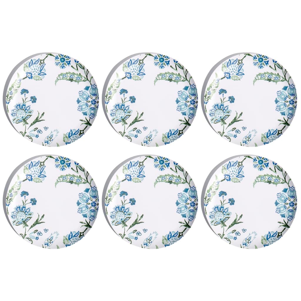 Abode Homewares by TarHong Hana Ikat Dinner Plate 10.5", Set of 6
