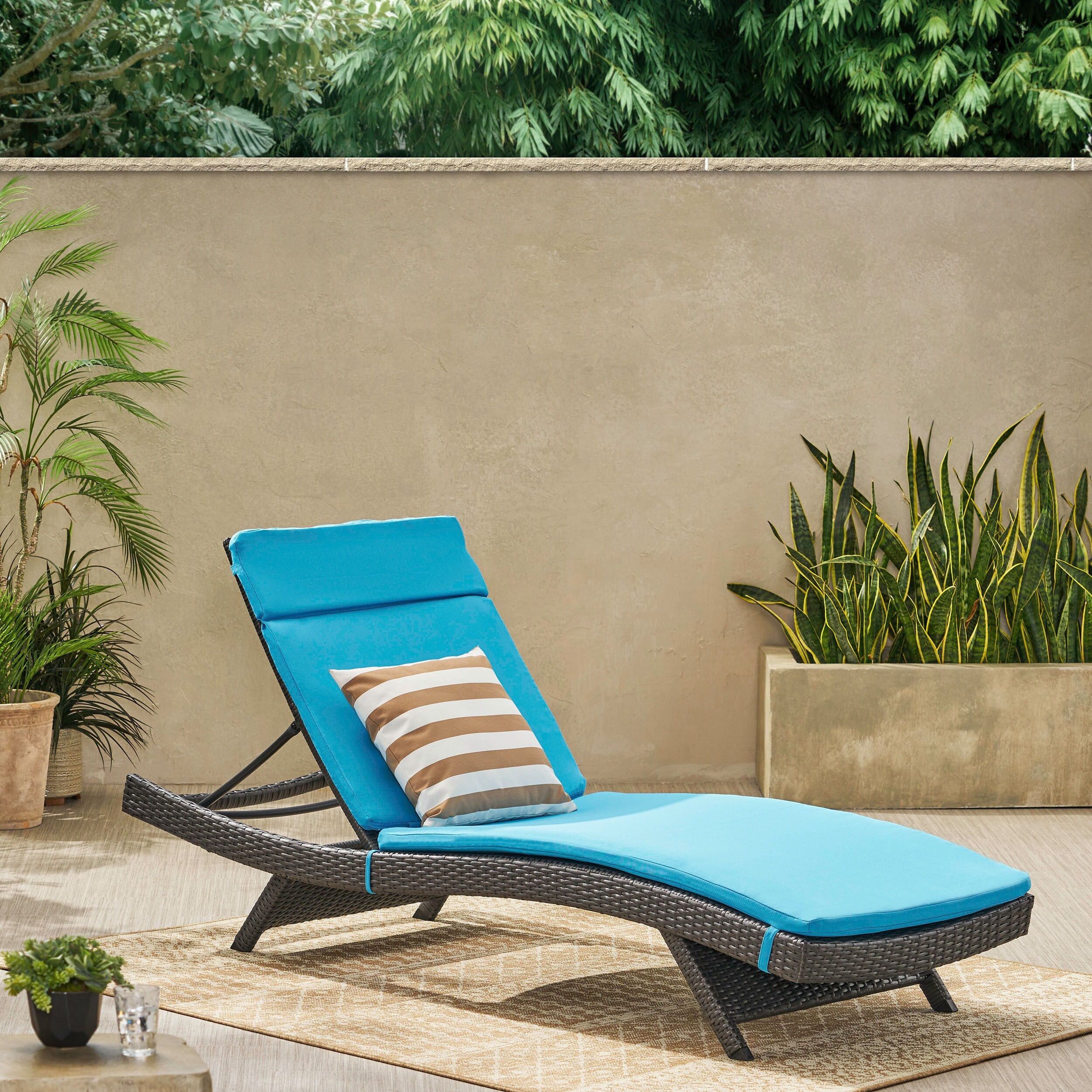 Salem outdoor chaise lounge cushion clearance