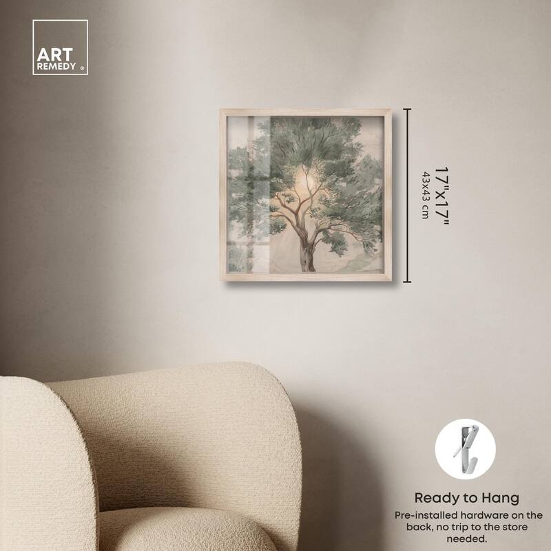 Emanating Branches II Shadowbox by Art Remedy