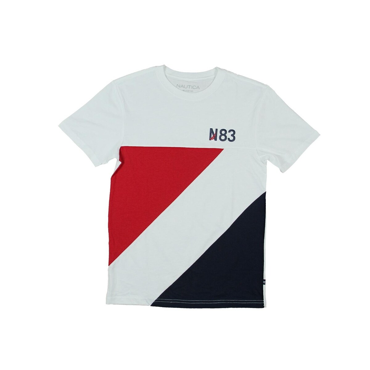 Shop Nautica Boys T Shirt Colorblock Short Sleeve M Overstock