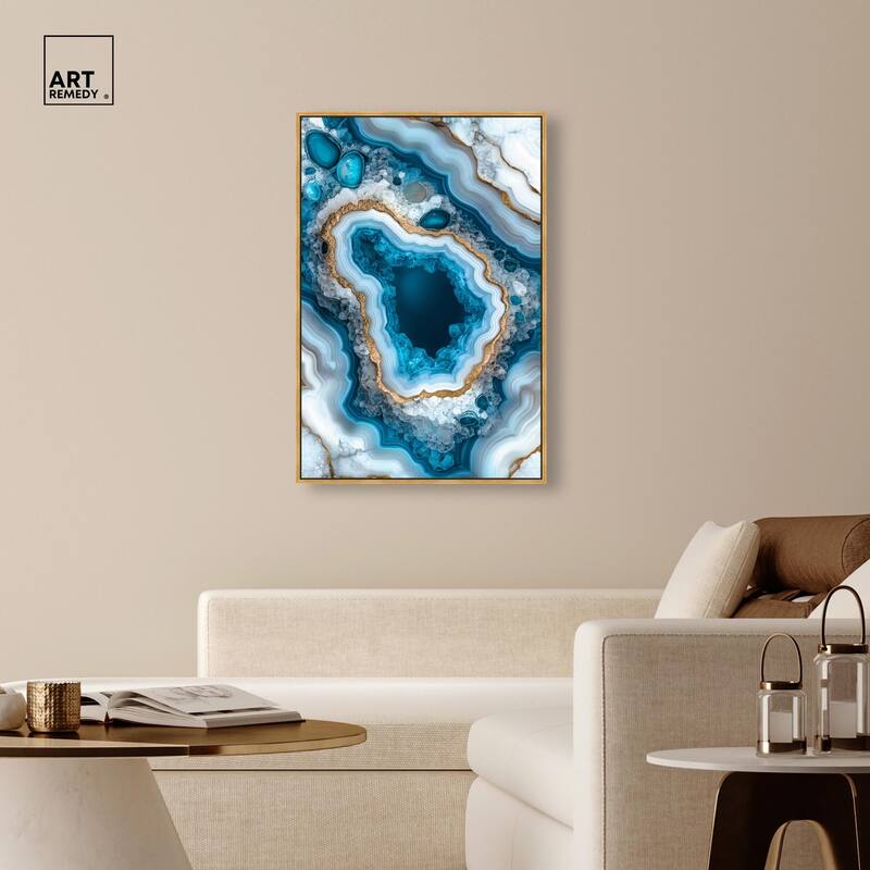 Gilded Geode Eye I Canvas by Art Remedy
