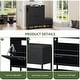 preview thumbnail 25 of 46, Moasis Shoe Storage Cabinet with Drawers Entryway Shoe Storage