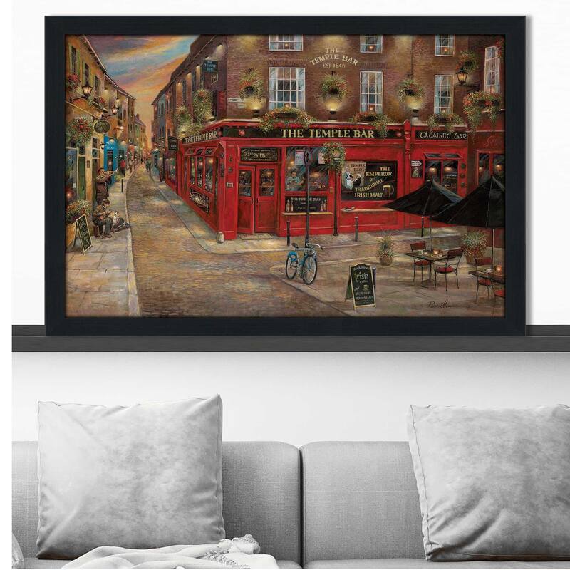 "Temple Bar" by Ruane Manning Print on Acrylic