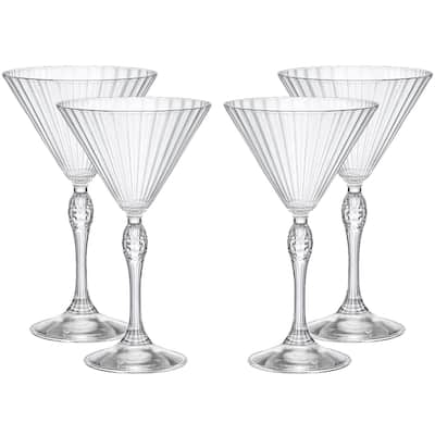 Bormioli Rocco America '20s Martini Glass, Set of 4 - 8.5 oz.