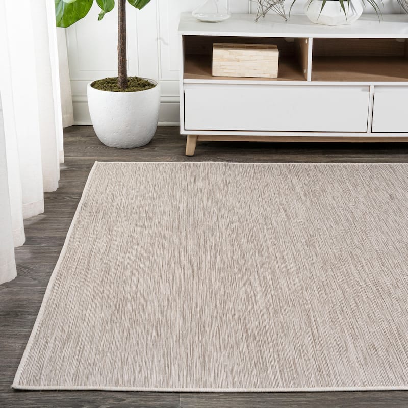 JONATHAN Y Bo Modern Flatweave Solid Area Rug