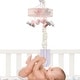 preview thumbnail 2 of 5, Lambs & Ivy Baby Blooms Pink Butterfly Musical Baby Crib Mobile Soother Toy