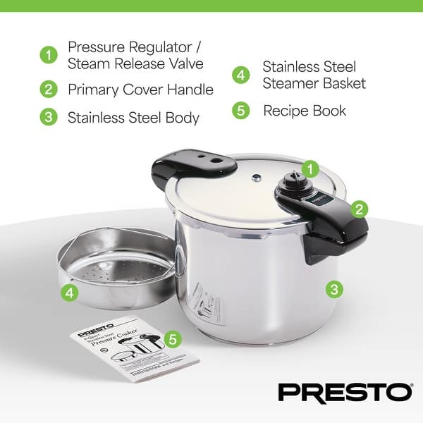 Presto Stainless Steel Slow Cookers Pressure Cookers Home
