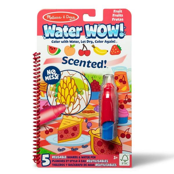 slide 2 of 8, Melissa & Doug Water WOW Fruit Scented Pad - Multi Multi - Kids