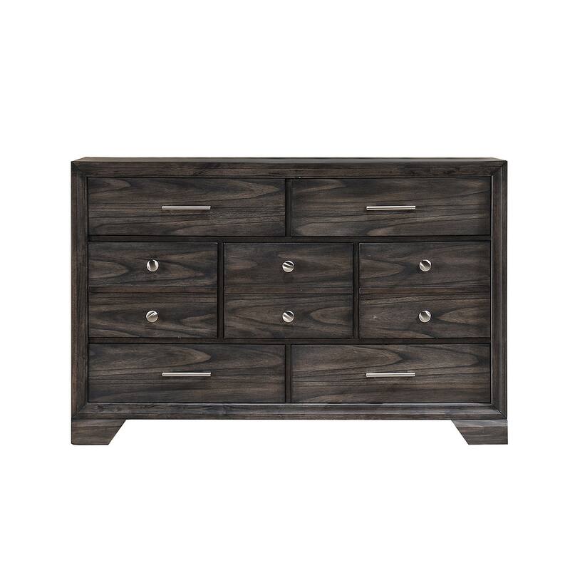 Ayla Gray Fabric Storage Platform Bed