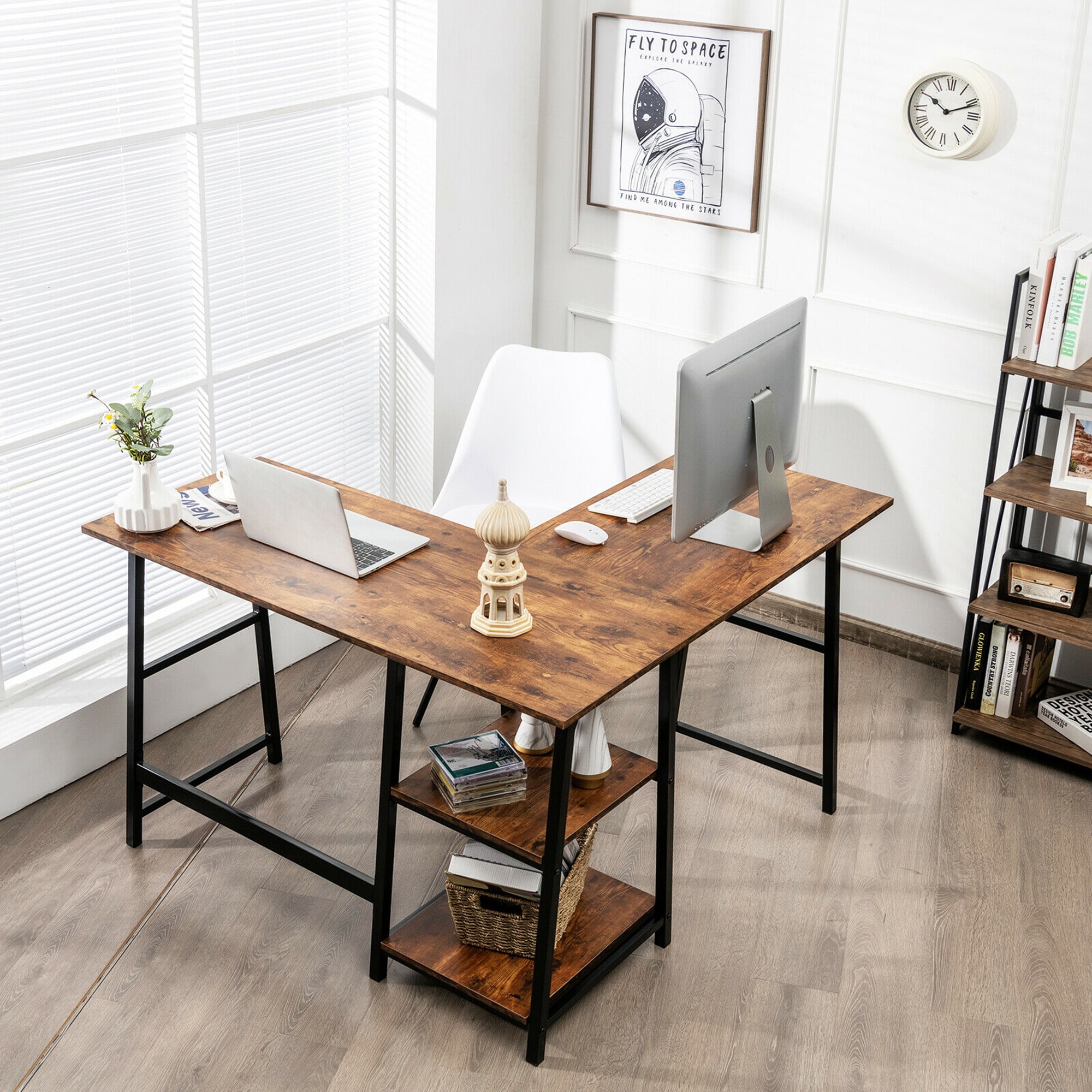 Gymax online computer desk