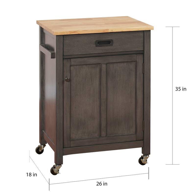 Simple Living Jacksonville Rolling Kitchen Cart Bed Bath & Beyond
