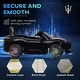 preview thumbnail 15 of 16, Qaba 12V Kids Electric Car, Maserati Gran Turismo Licensed Ride on Car for Kids with Remote Control, Black
