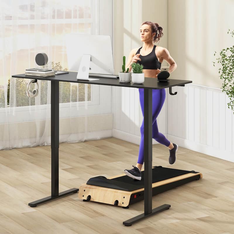 Costway 63 x 24 Inch Sit Stand Desk Height Adjustable Electric - See Details