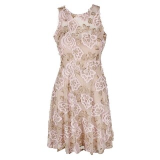 blush and gold dress