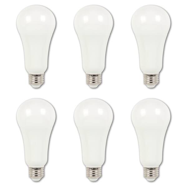 slide 2 of 3, Westinghouse 125-Watt Equivalent Daylight Omni A21 LED Light Bulb with Medium Base - 6-Pack 6-Pack