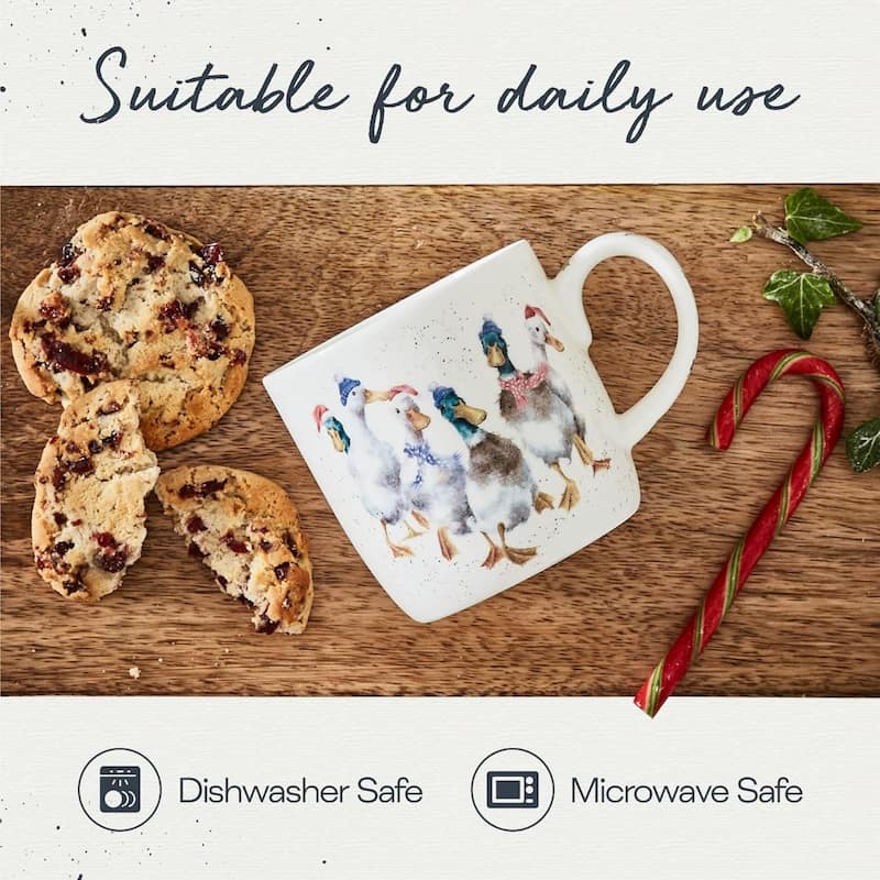 Royal Worcester Holiday Wrendale Designs 14 oz Mug