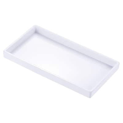 Fast Food Tray, Plastic Serving Tray Smooth Surface