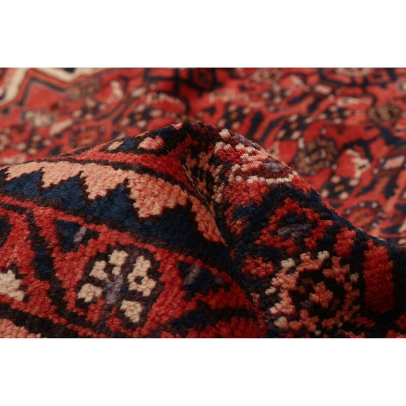 ECARPETGALLERY Hand-knotted Andelz Red Wool Rug - 5'7 x 11'0