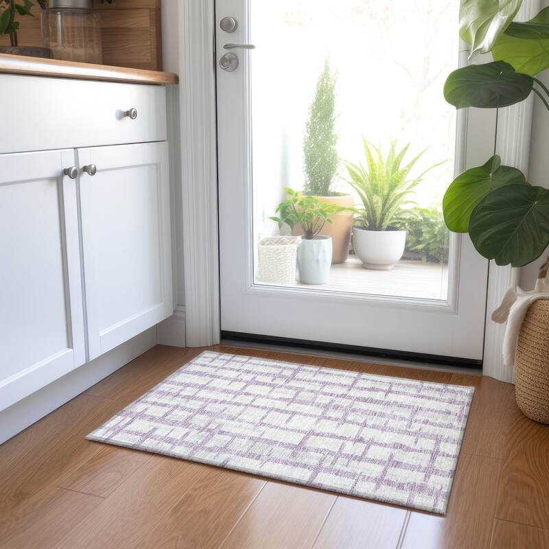 Machine Washable Indoor/ Outdoor Chantille Contemporary Ombre Rug
