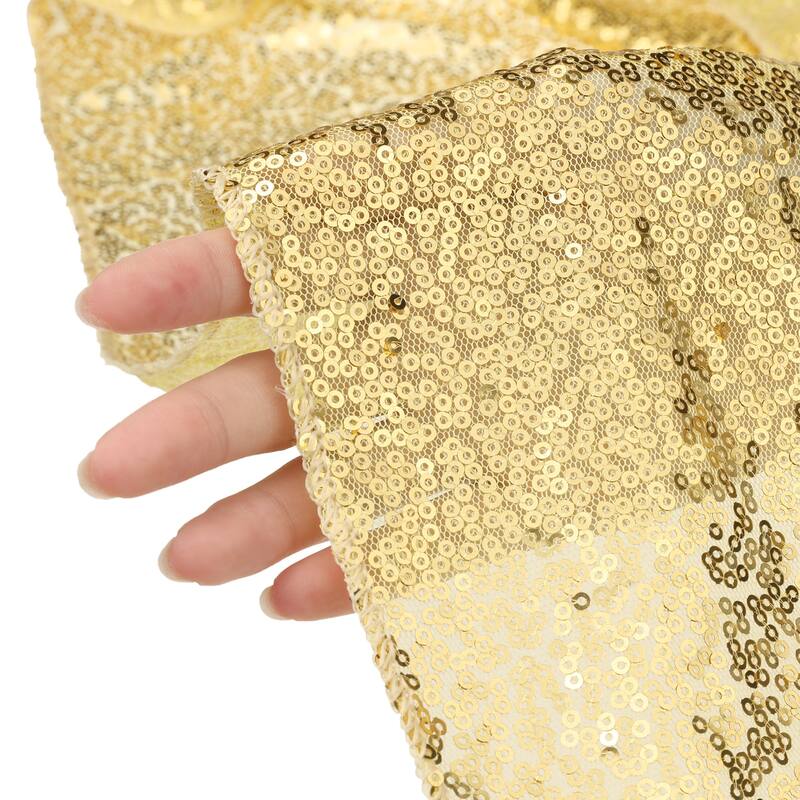 1 Pack Table Runners, Glitter Sequin Fabric Runner Shiny Table Decorations