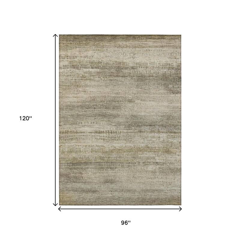 HomeRoots Abstract Transitional Rectangle Outdoor Rug