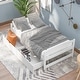 preview thumbnail 11 of 25, Twin Size Platform Bed with Two Drawers - Space-Saving Design, High-Quality Pine Wood