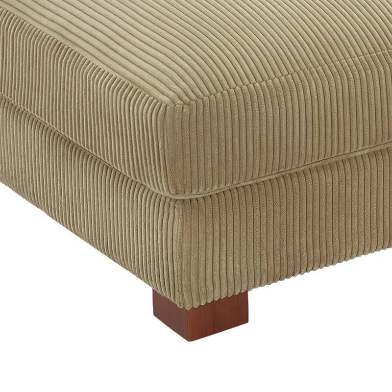 Modern Rectangular Ottoman Foot Rest Stool for Couch