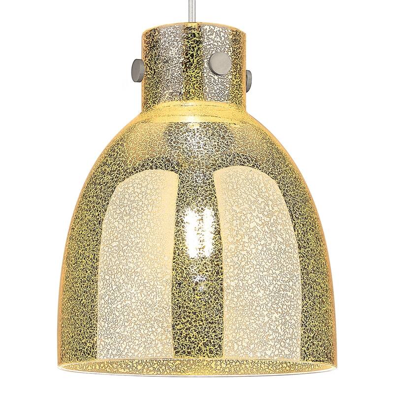 Innovations Lighting 410-1PM-G412-10ME Newton Bell 10" Wide Cord Hung - Satin Nickel
