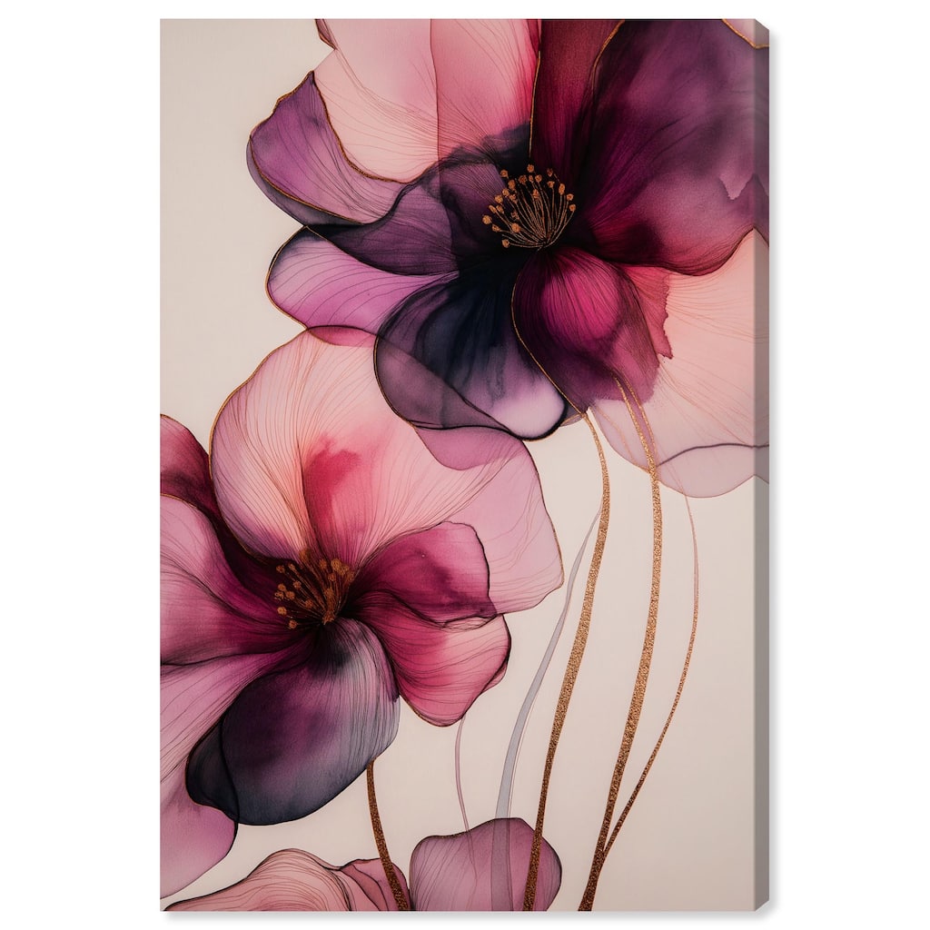 Velvet Verse III Canvas by Art Remedy, Gallery Wrapped