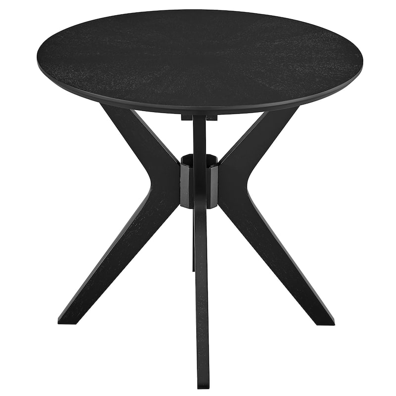 Crossroads 24" Round Wood Side Table - 24" x 24"